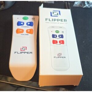 Flipper Big Button Remote Control Wireless White YR-1 Multi-Brand Multi-Model